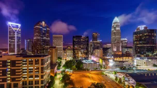 Charlotte, norden carolina, usa — Stockvideo