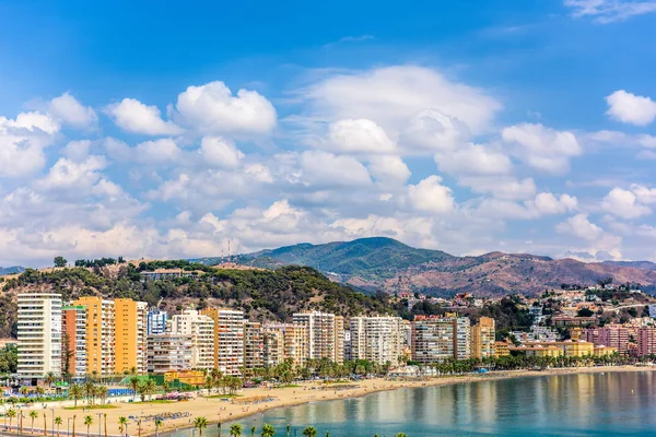 Beach Malaga, Hiszpania — Zdjęcie stockowe