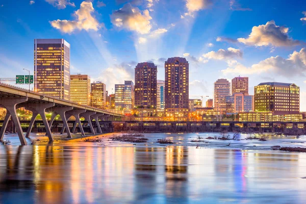 Richmond, Virginia, ABD Skyline — Stok fotoğraf