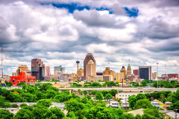 De skyline van San Antonio, Texas, Usa — Stockfoto