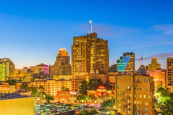 De skyline van San Antonio, Texas, Usa — Stockfoto