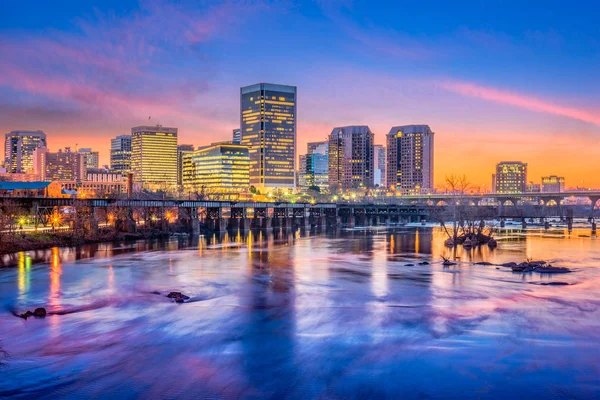 Panorama města Richmond, Virginia, Usa — Stock fotografie