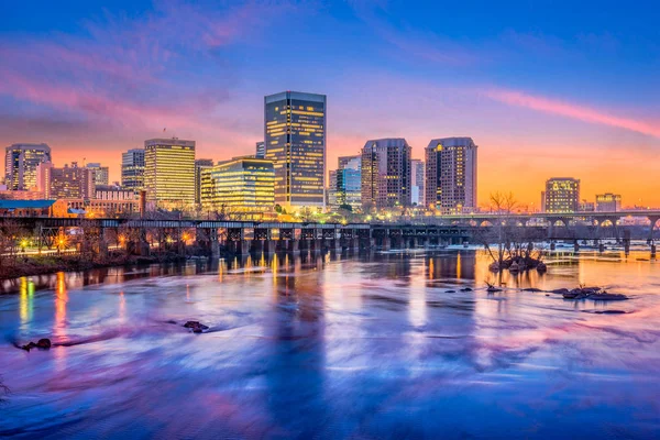 Richmond, Virginia, Stati Uniti skyline del centro — Foto Stock