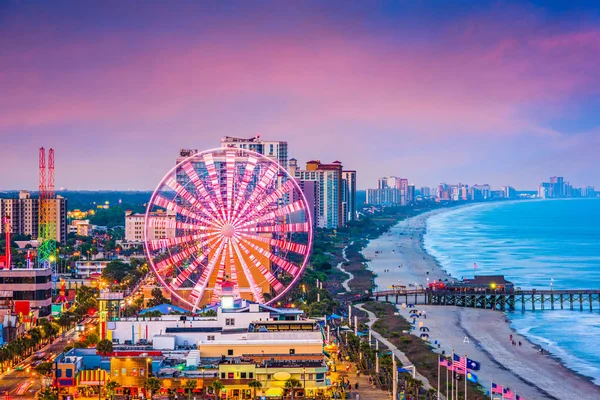 Myrtle Beach, Carolina do Sul, Estados Unidos Skyline — Fotografia de Stock