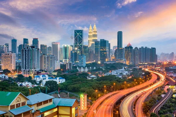 Panorama Kuala Lumpur — Stock fotografie