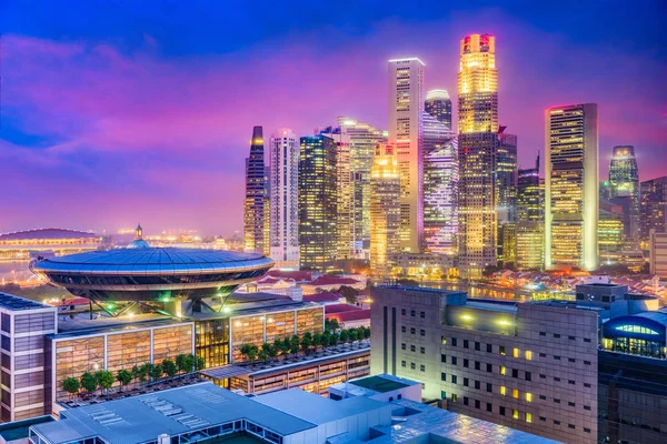 Singapore City Skyline — Stock Photo, Image