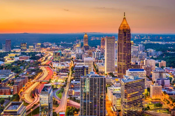 Atlanta, Geórgia, EUA Skyline — Fotografia de Stock