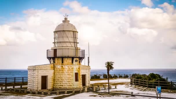 Rokkozaki Lighthouse on Noto Peninsula — Stock Video