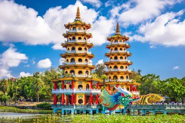 Kaohsiung, Tayvan Lotus gölet