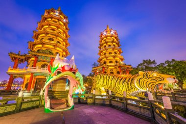 Kaohsiung, Tayvan Lotus gölet