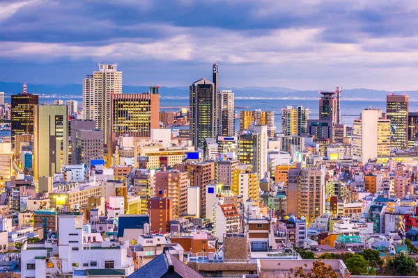Kobe, Giappone Cityscape — Foto Stock