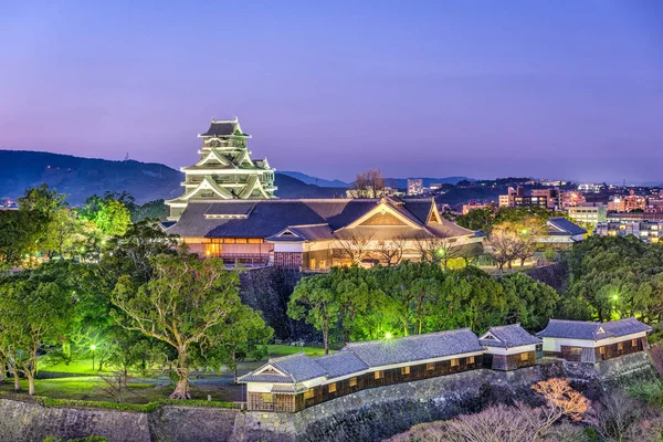 Kumamoto Castle, Japonya — Stok fotoğraf
