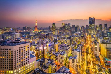 Tokyo, Japonya cityscape