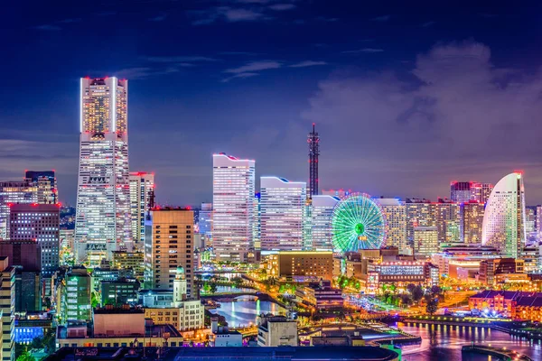Yokohama Japan Skyline — Stockfoto