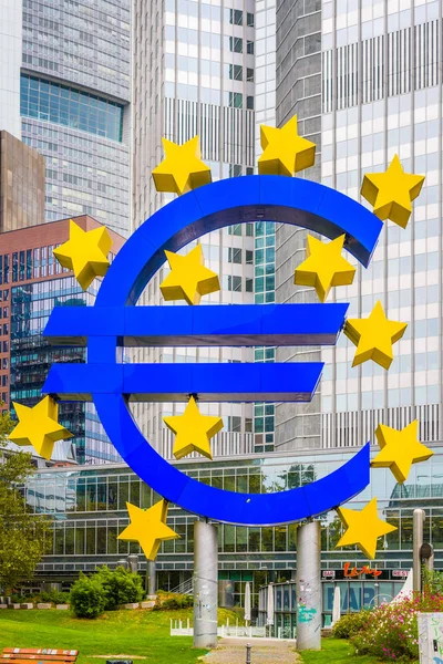 Frankfurt Almanya Euro Sembolü