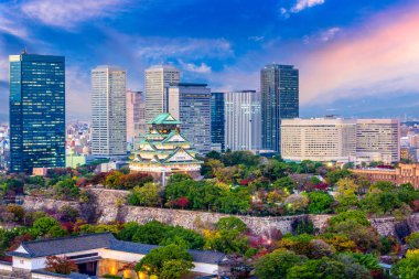 Osaka Japonya manzarası