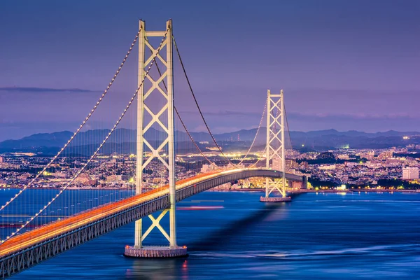 Kobe, Japonia Bridge — Zdjęcie stockowe