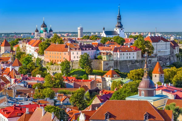 Skyline di Tallinn, Estonia — Foto Stock