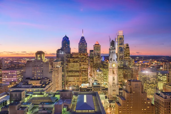 Філадельфія, Пенсильванія-Панорама — стокове фото