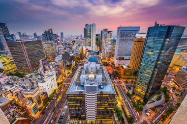 Osaka, Japonya Cityscap