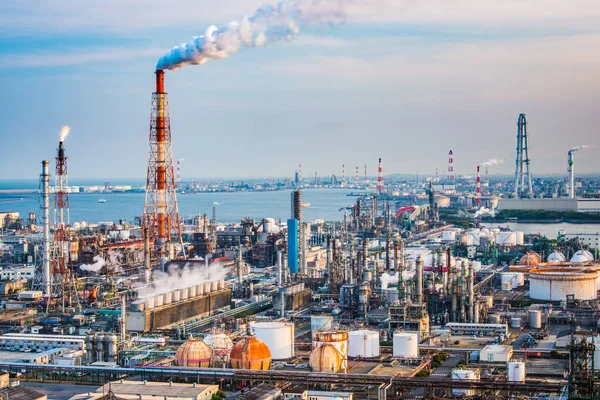 Factories in Yokkaichi, Japan. — Stock Photo, Image