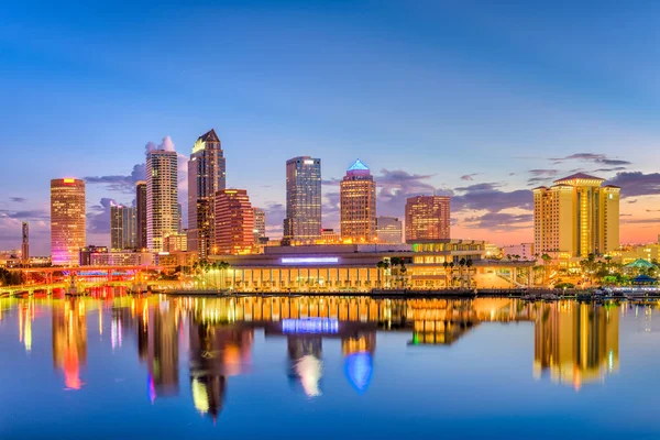 Skyline von Tampa Florida — Stockfoto