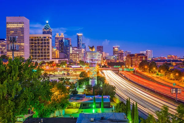 Atlanta skyline de Geórgia — Fotografia de Stock