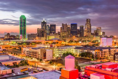 Dallas Teksas Skyline