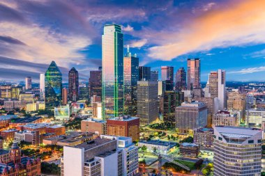 Dallas Teksas Skyline