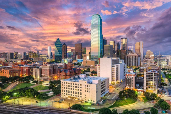 Dallas Texas skyline — Fotografia de Stock