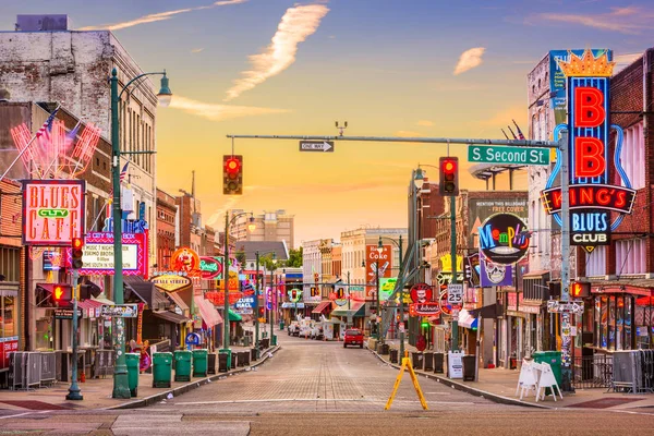 Beale Street Memphis — Stockfoto