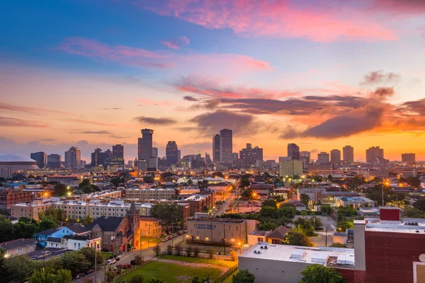 Nova Orleães Louisiana Skyline — Fotografia de Stock