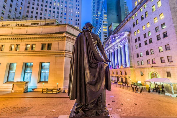 Wall Street New York City — Stockfoto