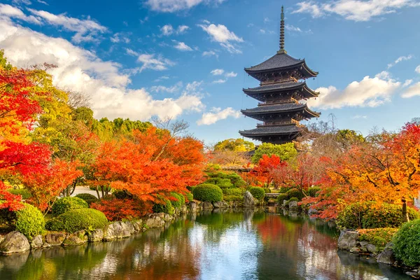 Кіото пагода Японії — стокове фото