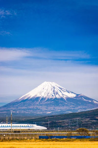 Comboios e Fuji — Fotografia de Stock