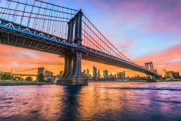 Manhattan Bridge Nueva York — Foto de Stock