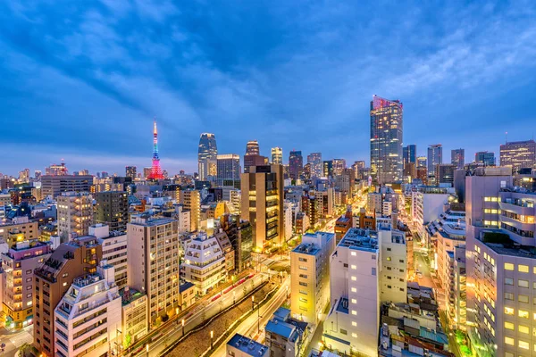 Tokyo, Japonya cityscape — Stok fotoğraf