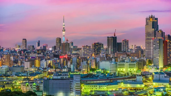 Міський пейзаж Японії Токіо — стокове фото