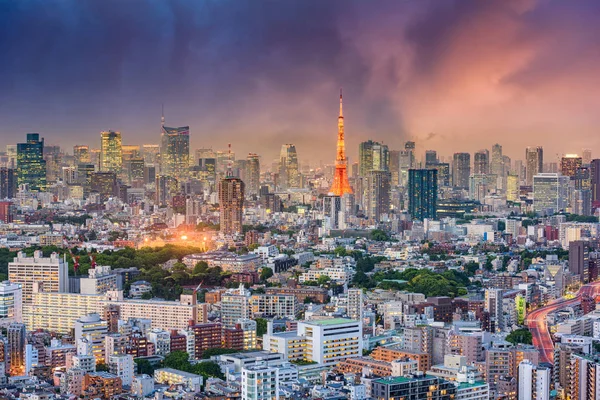 โตเกียว ญี่ปุ่น ภูมิทัศน์เมือง — ภาพถ่ายสต็อก