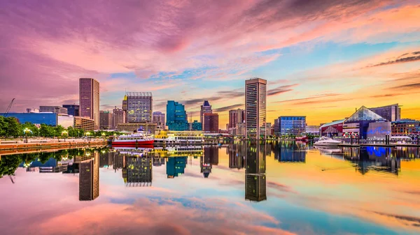 Baltimore, Maryland Skyline — Zdjęcie stockowe