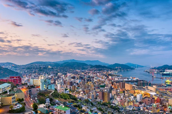 Panoráma města Nagasaki, Japonsko — Stock fotografie