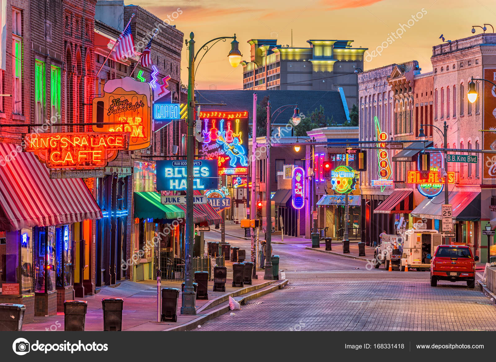 Beale Street Memphis Tennessee - Stock Editorial Photo ...