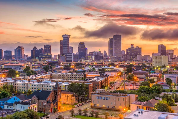 Neue orleans louisana skyline — Stockfoto