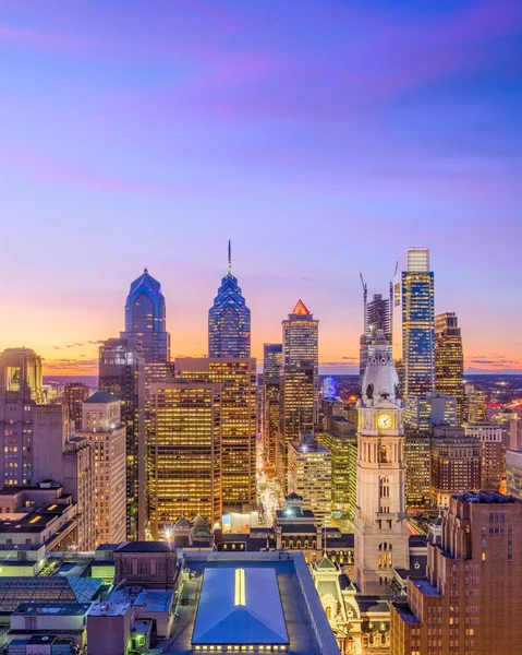 Városkép Philadelphiai Pennsylvania — Stock Fotó