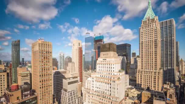 New York City Overdag Time Lapse — Stockvideo