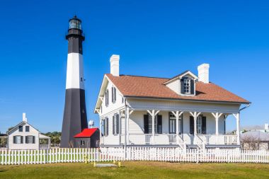 Tybe Island Light House clipart