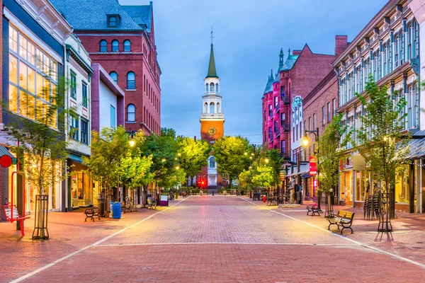 Burlington, Vermont, Stany Zjednoczone Ameryki — Zdjęcie stockowe