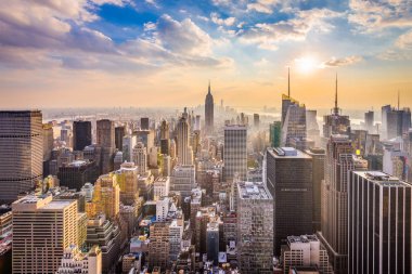 New York, New York, ABD skyline.