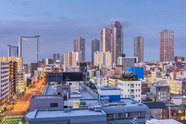 Skyline Кавасакі, Японія — стокове фото