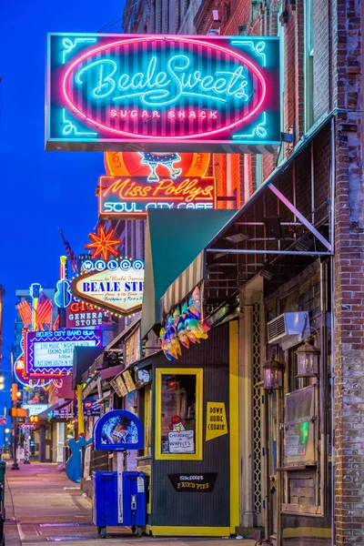 Beale Street, Memphis, Tennessee, Stati Uniti — Foto Stock